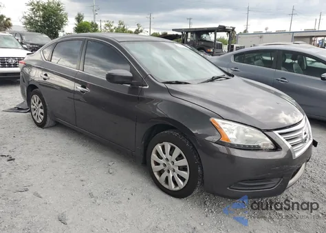 2013 Nissan Sentra S из США, поврежденный, VIN 3N1AB7AP1DL784798